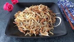 肉丝炒豆芽的做法图解16