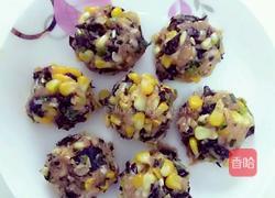 什锦糯米肉丸的做法图解1