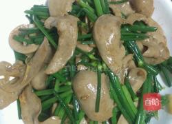 猪腰炒韭菜花的做法图解9