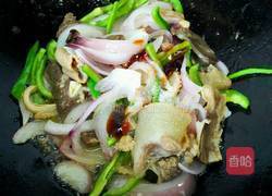 青椒洋葱炒牛杂的做法图解7