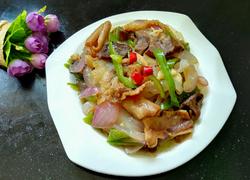 青椒洋葱炒牛杂