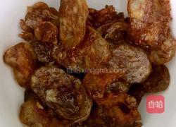 蒜苔炒腊肠的做法图解3