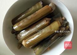 辣炒竹蛏子的做法图解1