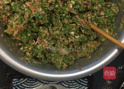 猪肉豇豆馅包子的做法图解4