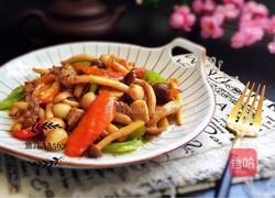 彩椒炒双菇的做法图解10