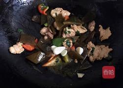 海带炒肉片的做法图解5