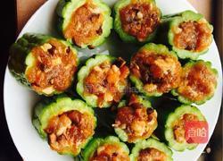 客家酿苦瓜的做法图解2