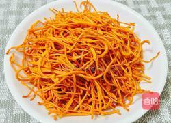 凉拌新鲜虫草花（一菌二食）的做法图解1