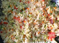 七彩炒饭的做法图解4