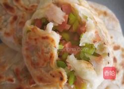 尖椒火腿馅饼的做法图解6