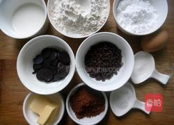 巧克力麦芬的做法图解1