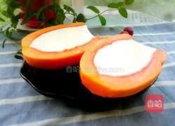 木瓜牛奶冻的做法图解8