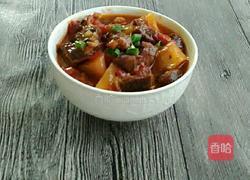 番茄炖牛腩的做法图解1