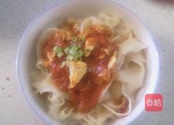 西红柿鸡蛋手工抻面的做法图解14