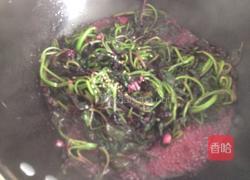 炒红苋菜的做法图解6