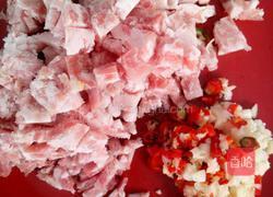 青椒肉末茄子的做法图解2