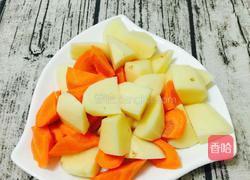 奶香咖喱排骨虾的做法图解5