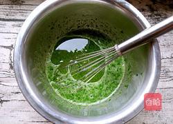 菠菜戚风蛋糕的做法图解5