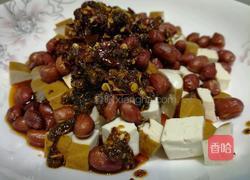 四川凉菜之花仁腐丁 花生仁拌豆腐丁的做法图解6