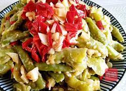 蒸老豆角的做法图解1