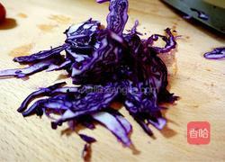 青岛#紫甘蓝西兰花混合沙拉#年夜饭#的做法图解2