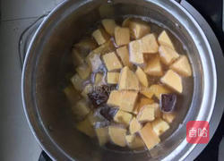 桃胶皂角米红薯燕窝羹的做法图解4