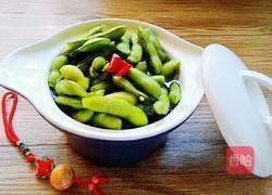 蓝调盐水煮毛豆的做法图解5