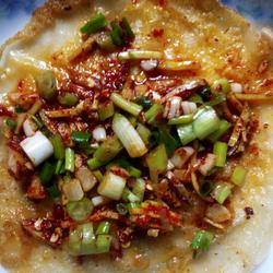 大葱鸡蛋煎薄饼的做法[图]