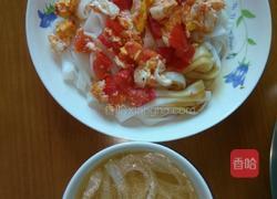 番茄炒鸡蛋拌粉的做法图解8