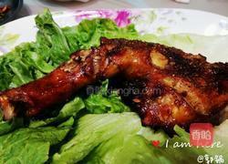 香烤鸡腿的做法图解9