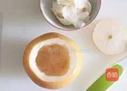 蔓越莓燕窝炖梨盅的做法图解2