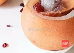 蔓越莓燕窝炖梨盅的做法图解5