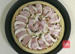 培根口蘑田园披萨的做法图解15