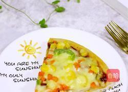 培根口蘑田园披萨的做法图解24