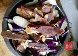 火腿蒸茄子的做法图解4