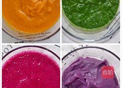 彩色蔬菜蝴蝶面 卡通面 直面(压面机版)的做法图解2