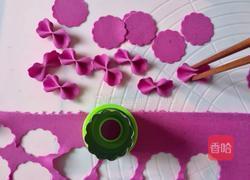 彩色蔬菜蝴蝶面 卡通面 直面(压面机版)的做法图解11