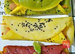 蔬果泥宝宝版煎饼果子的做法图解14