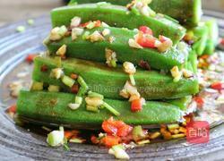 秘制蚝油秋葵的做法图解2