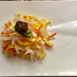 五彩酸甜菠萝蜜萝卜的做法[图]