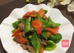 肉炒青红椒的做法图解10