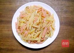 土豆炒火腿的做法图解8