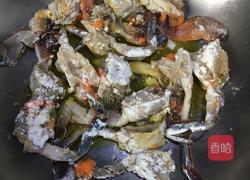 葱姜炒梭子蟹的做法图解5