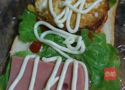 快手三明治的做法图解4