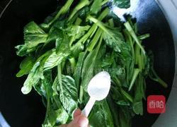 蒜蓉炒油菜的做法图解4