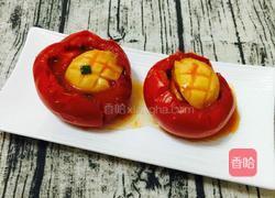 鲍鱼番茄盅的做法图解14