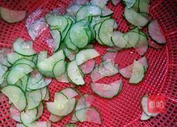 青瓜火腿粒的做法图解4