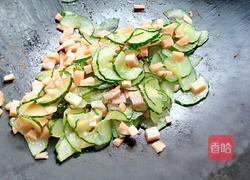 青瓜火腿粒的做法图解7
