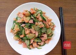 青瓜火腿粒的做法图解9