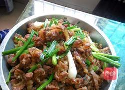 姜葱爆炒牛梅皮的做法图解6